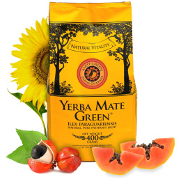 Yerba Mate Green Papaja Guarana 400g 