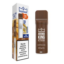 Aroma King El Bullet - Bateria + Wkład Coffe Ice