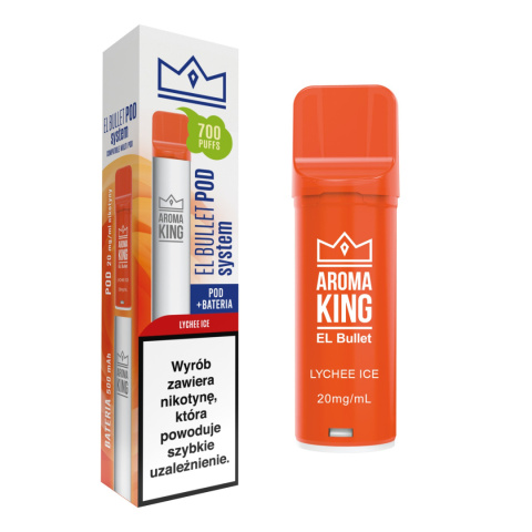 Aroma King El Bullet - Bateria + Wkład Lychee Ice | E-LIQ