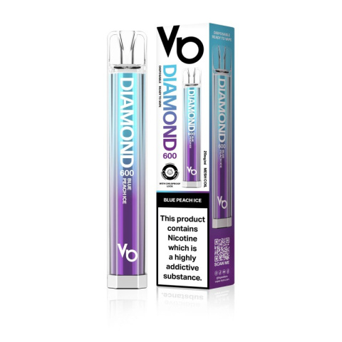 Vapes Bars Diamond 600 - Blue Peach Ice | E-LIQ