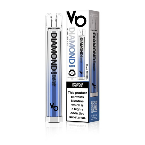 Vapes Bars Diamond 600 - Blue Razz Sapphire | E-LIQ