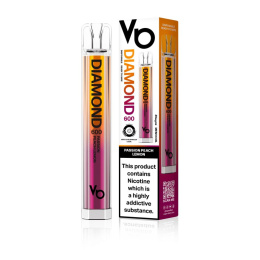 Vapes Bars Diamond 600 -Passion Peach Lemon 