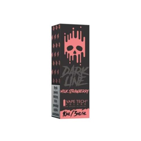 LIQUID DARK LINE 10ml - Milk Strawberry 3mg | E-LIQ