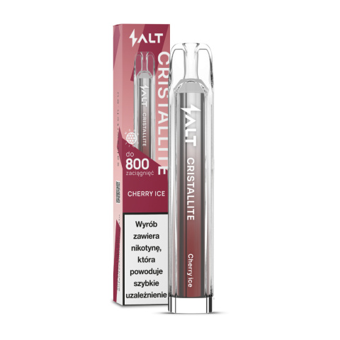 Crystallite 800 Puffs Cherry Ice 20mg | E-LIQ