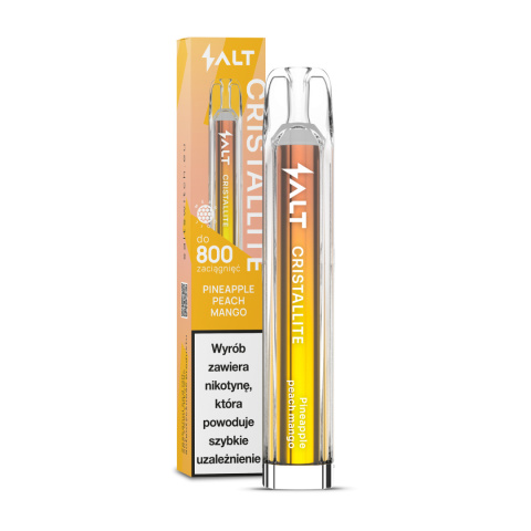 Crystallite 800 Puffs Pineapple Peach Mango 20mg | E-LIQ