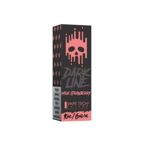 LIQUID DARK LINE 10ml - Milk Strawberry 6mg | E-LIQ