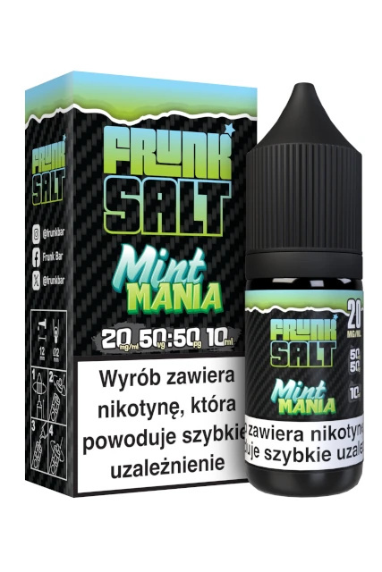 Liquid Frunk Salt 20 mg 10 ml - Mint Mania | E-LIQ