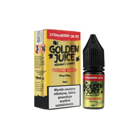 Liquid Golden Juice 10ml - Strawberry on Ice 18mg | E-LIQ