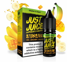 Liquid Just Juice Salt 10ml - Iconic Banana & Mango 20mg 