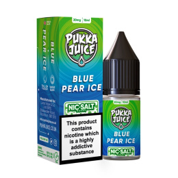 Liquid Pukka Juice 10ml - Blue Pear Ice 10mg salt | E-LIQ