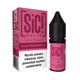 Liquid Sic Salts 10ml Wild Strawberry Ice 20mg 