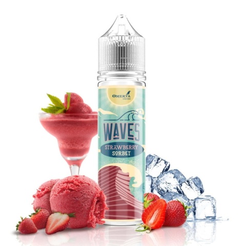 Longfill Omerta 10/60ml Waves Strawberry Sorbet | E-LIQ