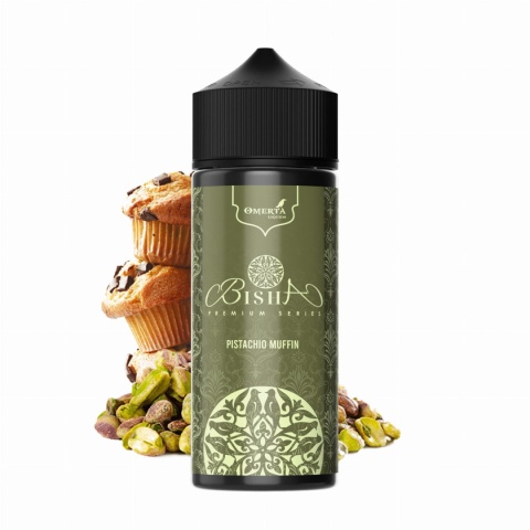 Longfill Omerta 20/120ml Bisha Pistachio Muffin | E-LIQ