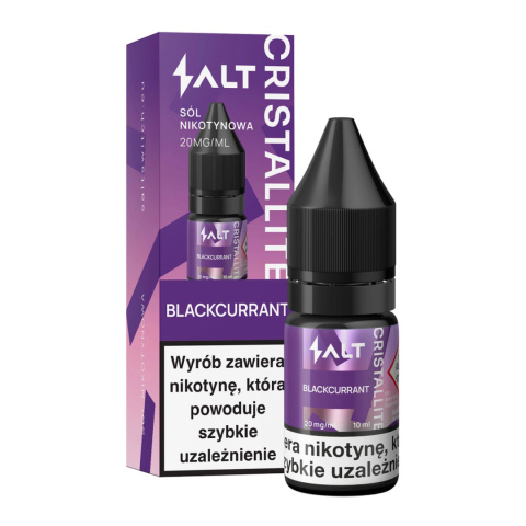 LIQUID CRISTALLITE Salt 10ml 20mg - Blackcurrant | E-LIQ