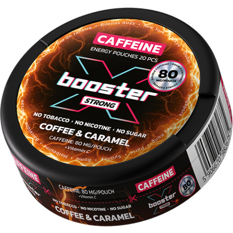 Woreczki kofeinowe X-BOOSTER Coffee Carmel 80mg 