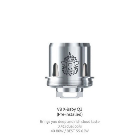 Grzałka Smok TFV8 X-Baby Q2 0.4Ω | E-LIQ