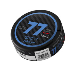 Woreczki nikotynowe 77 Ghost Mini Bubble Gum Extra Strong | E-LIQ