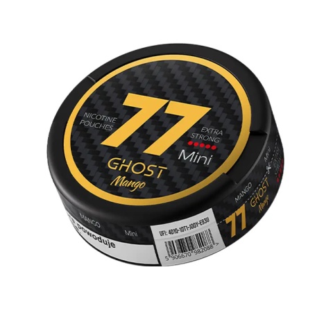 Woreczki nikotynowe 77 Ghost Mini Mango Extra Strong | E-LIQ