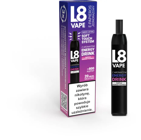 L8 Vape 800puff 20mg - Energy Drink | E-LIQ