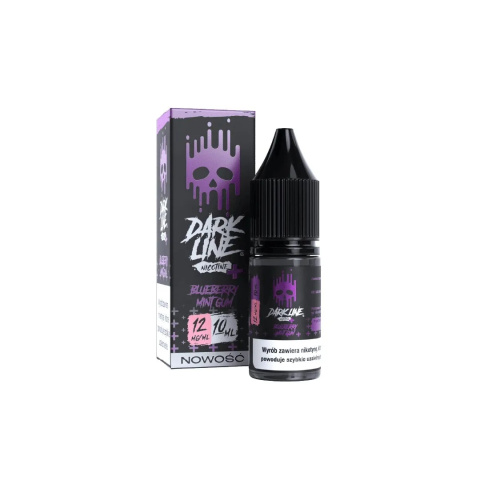 Liquid Dark Line Nicotine+ 10ml - Blue Mint Gum 12mg | E-LIQ