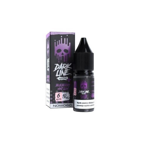 Liquid Dark Line Nicotine+ 10ml - Blue Mint Gum 6mg | E-LIQ