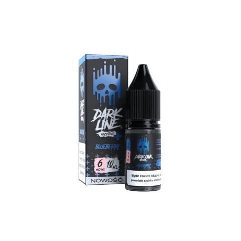 Liquid Dark Line Nicotine+ 10ml - Blueberry 6mg | E-LIQ