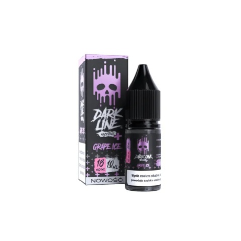 Liquid Dark Line Nicotine+ 10ml - Grape Ice 18mg | E-LIQ