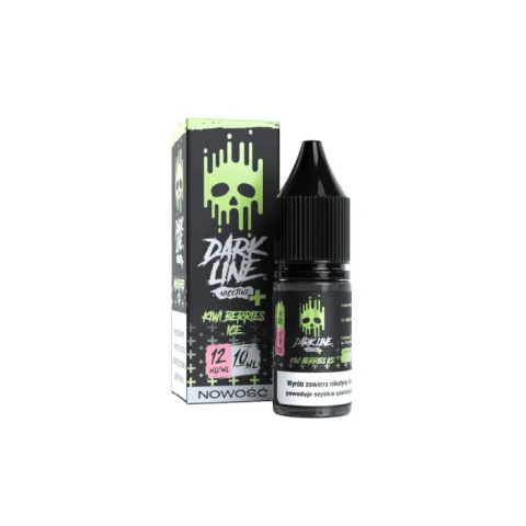 Liquid Dark Line Nicotine+ 10ml - Kiwi Berries Ice 12mg | E-LIQ