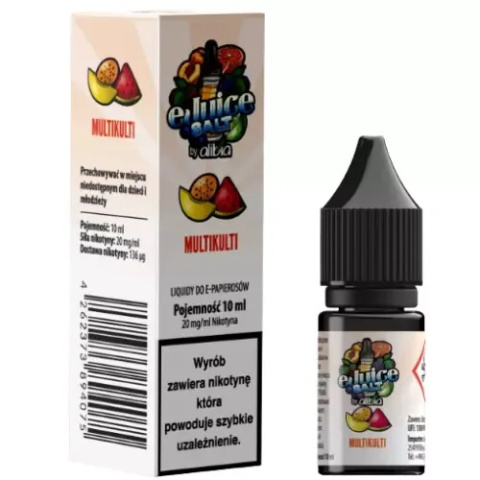 Liquid EJUICE Salt 20mg 10ml - Multikulti | E-LIQ