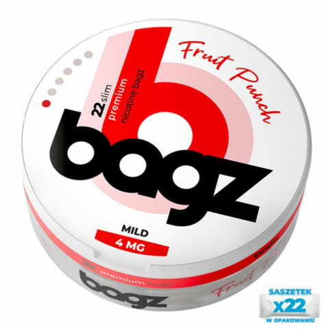 Woreczki Nikotynowe BAGZ - Fruit Punch Mild 4mg | E-LIQ