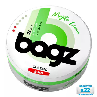 Woreczki Nikotynowe BAGZ - Mohito Lime Classic 8mg | E-LIQ