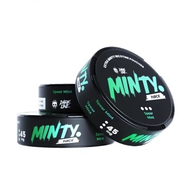 Woreczki Nikotynowe Dark Line Minty - Spear Mint 45MG | E-LIQ Woreczki Nikotynowe Dark Line Minty - Spear Mint 45MG | E-LIQ