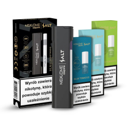 Zestaw NEXI ONE SALT Charcoal + Wkłady Menthol, Blue i Green | E-LIQ