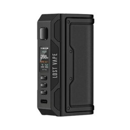 Lost Vape - Thelema Quest 200W Box Mod Black Calf Leather | E-LIQ