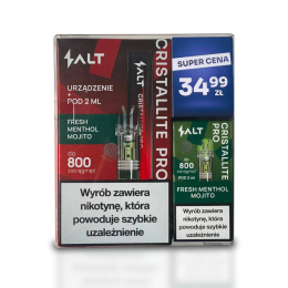 Cristallite Pro + 2 Wkłady Fresh Menthol Mojito | E-LIQ