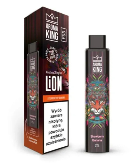 Kartridż Wkład Aroma King Lion Pod - Truskawka Banan 2ml | E-LIQ