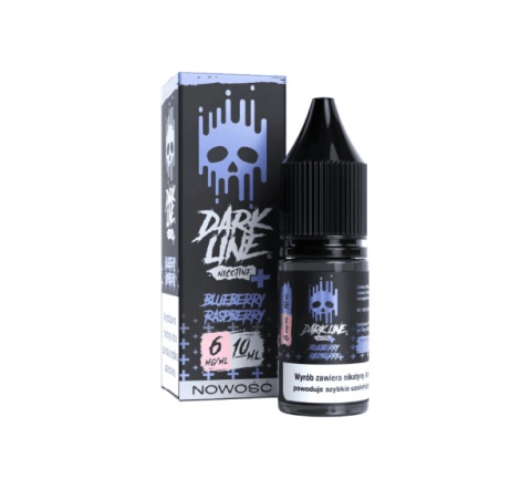 Liquid Dark Line Nicotine+ 10ml - Blueberry Rasp 6mg | E-LIQ