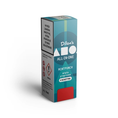 Liquid Dillon's ALL IN ONE 10ml 12mg - Mintpunch | E-LIQ