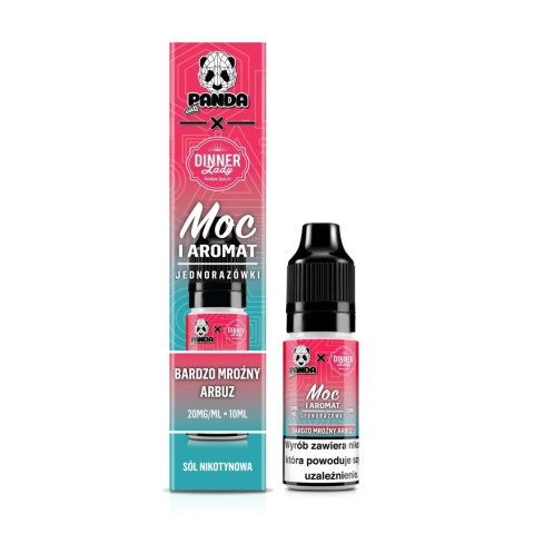 Panda Eats x Dinner Lady Salt 10ml | E-LIQ - Bardzo Mroźny Arbuz - 20mg