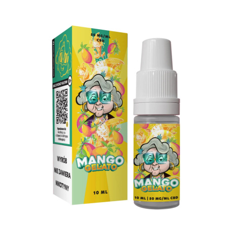 Liquid CBD 500MG - Mango Gelato | E-LIQ