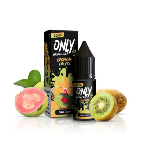 Liquid Only Double Salt 10ml - Tropical Fruits 20mg | E-LIQ