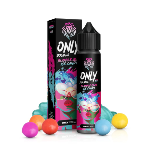 Longfill Only Double 6/60ml - Bubble Gum Ice Candy | E-LIQ