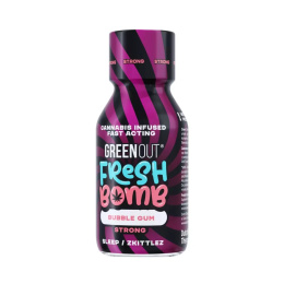 Shot Konopny Green Out Fresh Bomb Bubble Gum - Strong | E-LIQ