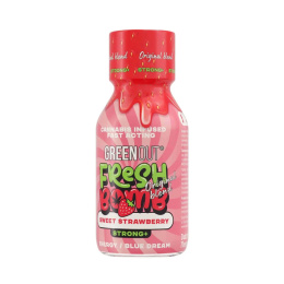 Shot Konopny Green Out Fresh Bomb Sweet Strawberry - Strong+ | E-LIQ