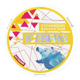 Woreczki Nikotynowe ICEBERG Extreme - Strawberry Banana Gum 50mg (STARA WERSJA) | E-LIQ