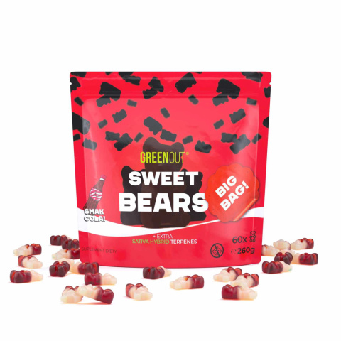 Żelki Konopne Green Out Sweet Bears Cola Big Bag | E-LIQ