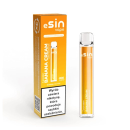 eSIN Vape 800puff 20mg - Banana Cream