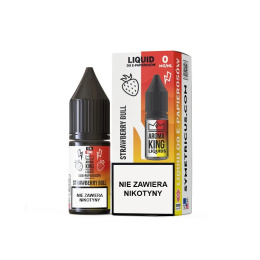 Liquid Aroma King 0mg 10 ml - Strawberry Bull