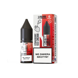 Liquid Aroma King 0mg 10 ml - Strawberry Ice Cream