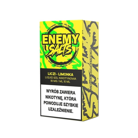 Liquid Enemy Salts - Liczi Limonka 18mg | E-LIQ